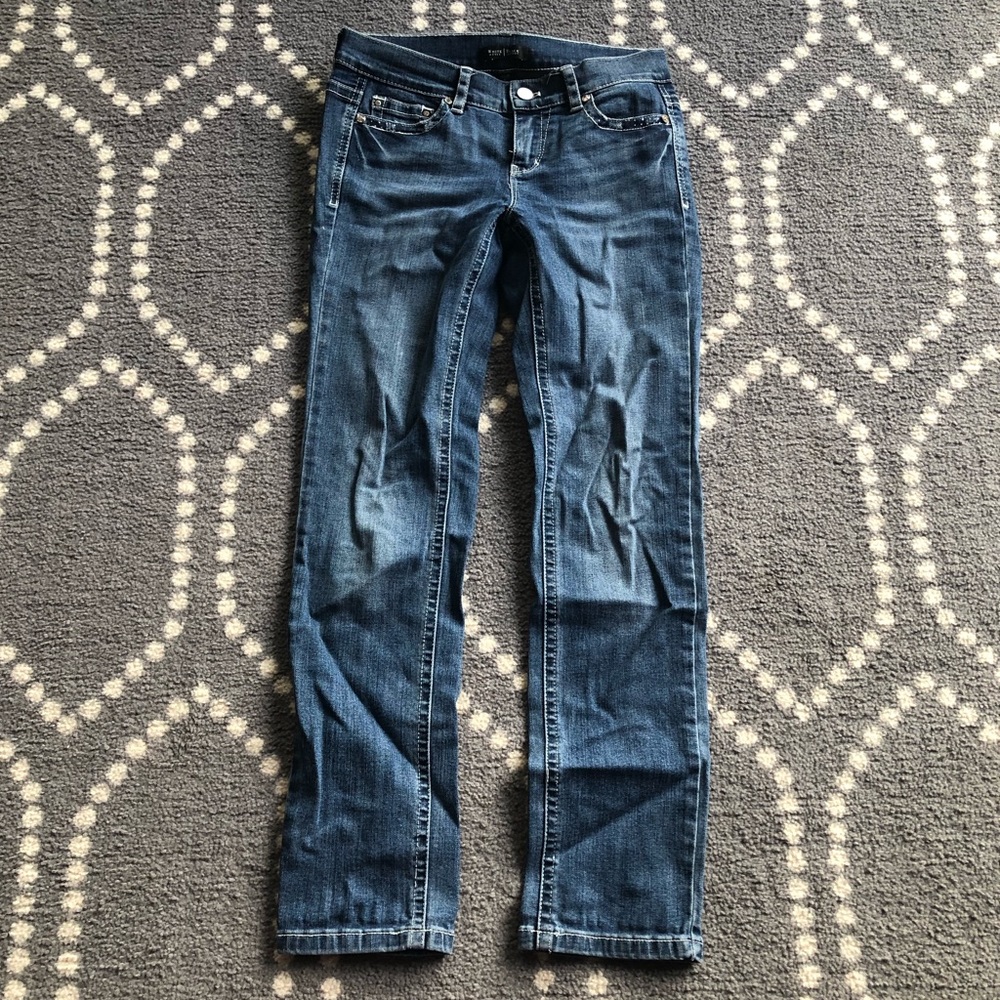 💗(White House Black Market) EUC! Slim Ankle Jeans - SIZE 0